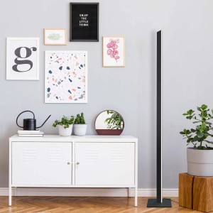 Goldlux Lampa podłogowa LED BERNADETTA 28W 4000K 3500lm czarna