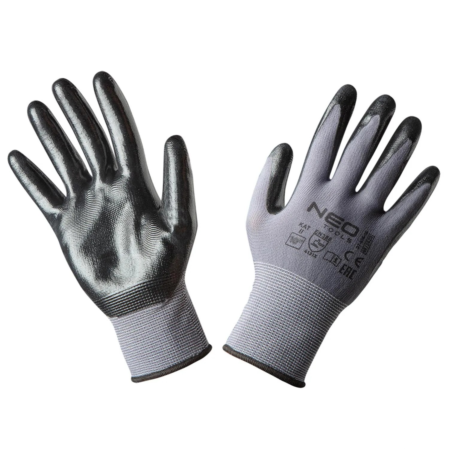 Neo Tools Rękawice nylon-nitryl, roz. 10