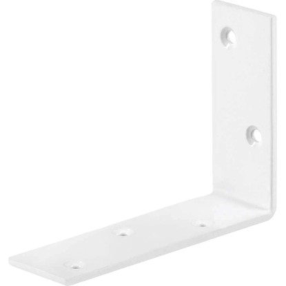 Kątownik konstrukcyjny 100 mm / 75 mm x 30 mm biały powleczony proszkowo