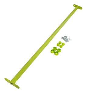 4IQ Drążek metalowy limonka dł. 125 cm, fi 32 mm