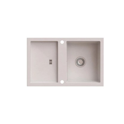 Zlewozmywak Slide 4 1-kom. caffe latte 79x50 cm