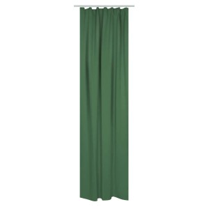 Zasłona DARK zaciemniająca na taśmie 140 x 270 cm zielona
