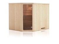 Sauna fińska Family 2018 E narożna bez witryny 194x175
