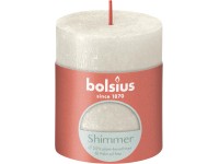 Świeca Rustic Shimmer kremowy 80/68mm