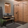 Invena Brodzik Alvero struktura kamienia czarny 90x80x2,6 cm_3