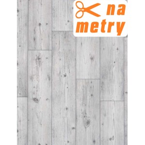 Jasna podłoga PCV imitująca drewno, dostępna na metry.