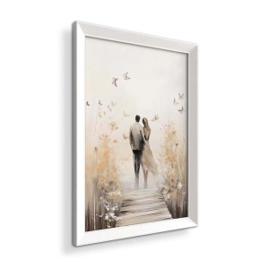 STYLER Obraz Paris Pic LOVERS ON JETTY PP019 58 x 78 (50 x 70) cm