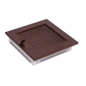 Nordflam Kratka stara miedź z żaluzją 17x17