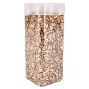 Żwirek dekoracyjny szklany złoty 5-8 mm - 750 g