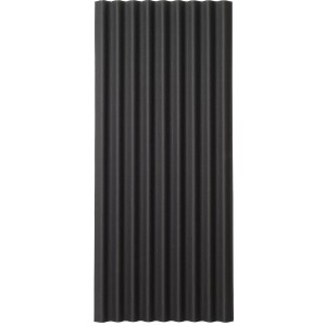 Onduline Base bitumiczna płyta falista, czarna, 2000x855 mm, do pokrycia dachów domków ogrodowych i wiat samochodowych.