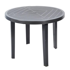 Stół ogrodowy OPAL okrągły grafitowy