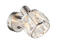 Globo Kinkiet KRIS kryształ satyna 1x40W E14