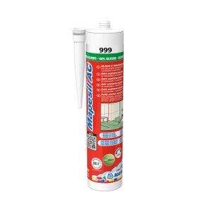 Kasetka silikonu Mapesil AC 999, odpowiednia do płytek i ceramiki.