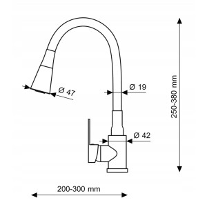 Granitan Bateria kuchenna elastyczna Flexo chrom