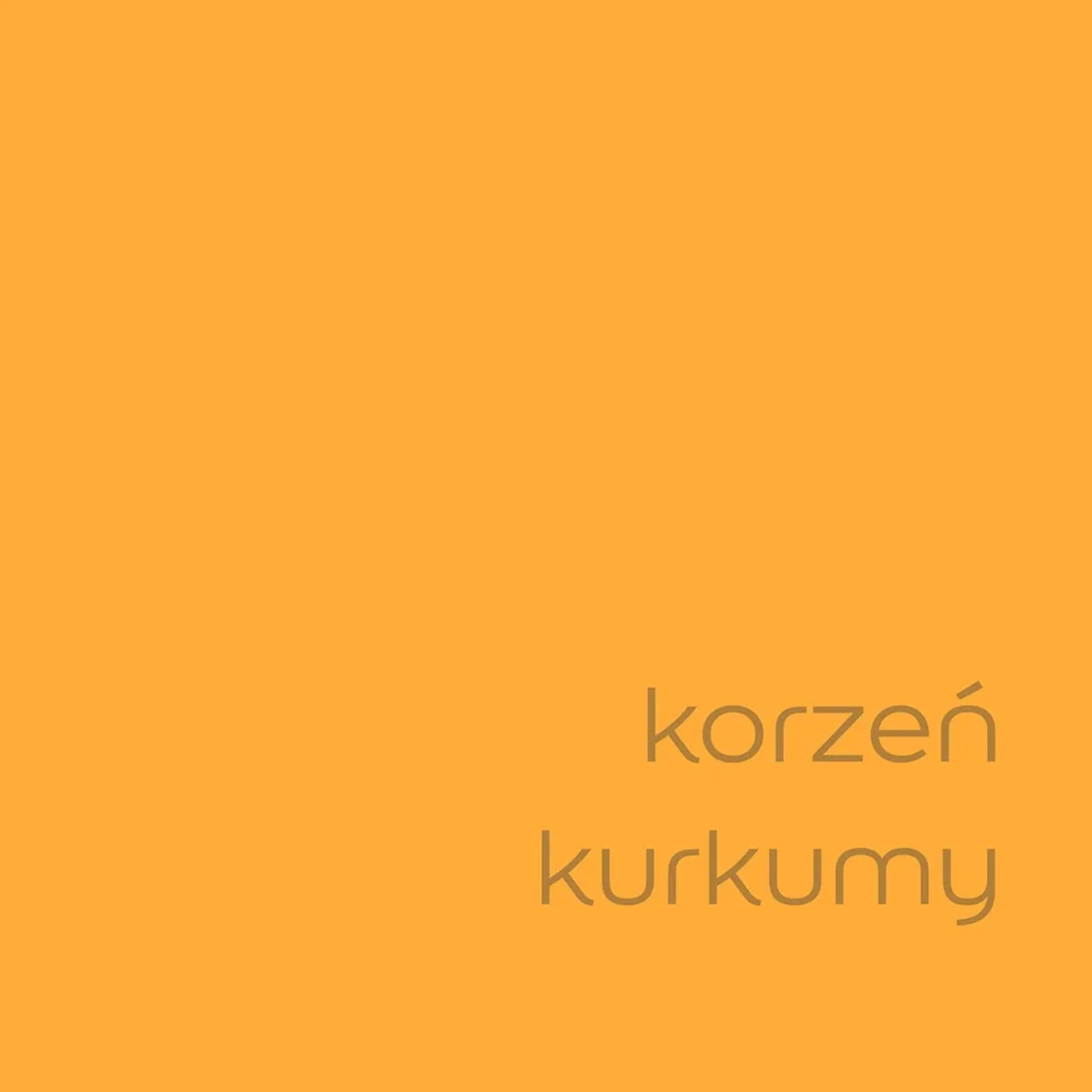 Farba do ścian t.b.t. w kolorze kurkumy.