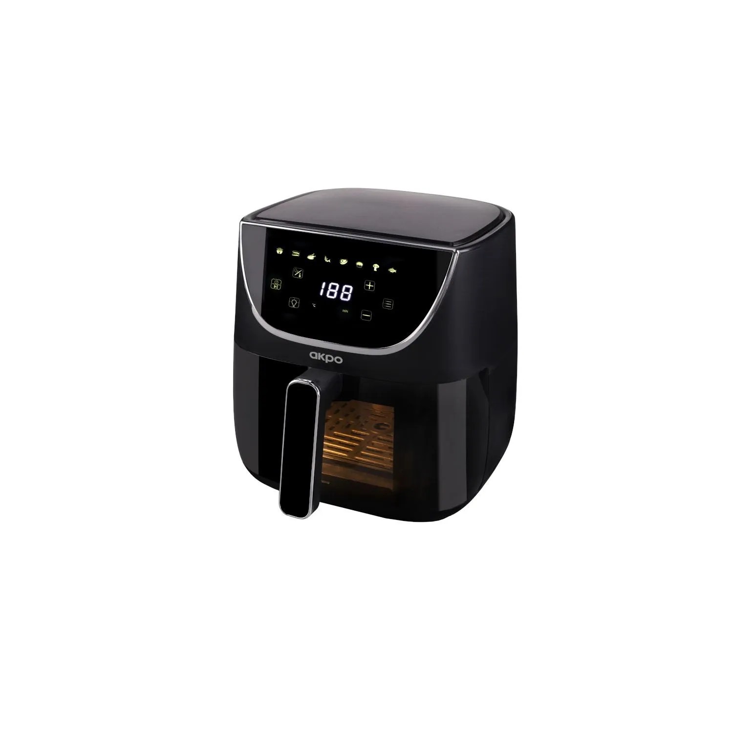 Akpo Frytkownica beztłuszczowa AirFryer ABF 630CY czarna 1700W 5,7L