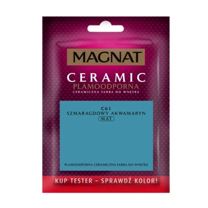 Tester farby Magnat Ceramic szmaragdowy akwamaryn 30 ml
