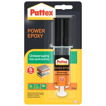 Pattex Klej Power Epoxy Uniwersalny 5 min. 25 ml
