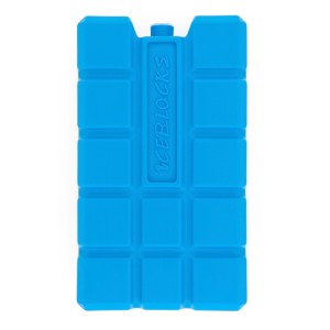 Niebieski wkład chłodzący do akcesoriów kempingowych, wielokrotnego użytku.