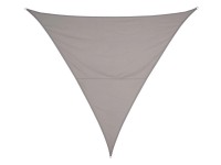 Żagiel cieniujący Belvidere trójkątny LED szary 3,6 m