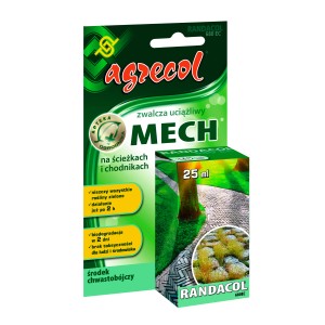 Agrecol Środek do zwalczania mchu na ścieżkach i chodnikach, 25ml.