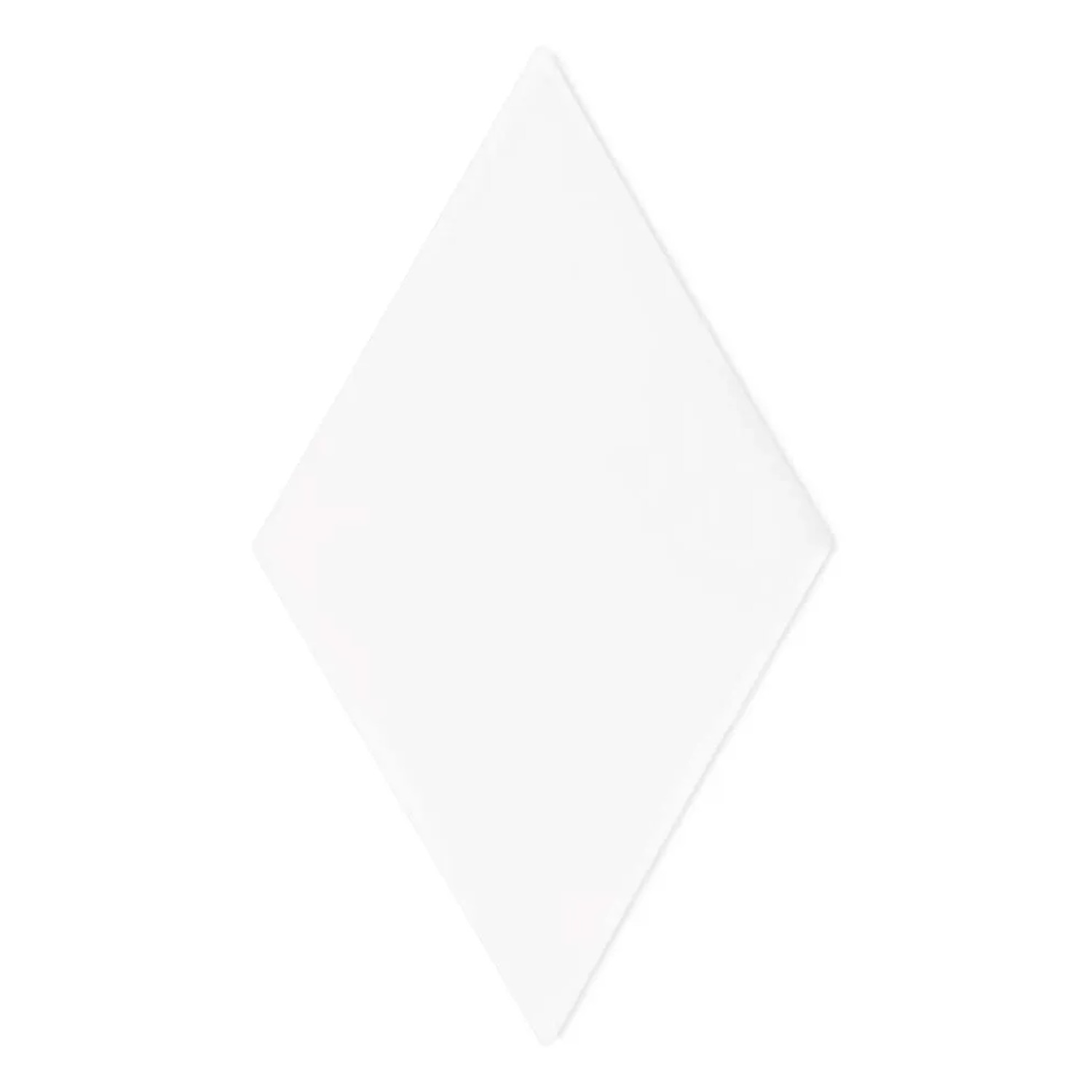 Plytka Rombic white gładka 11,5x20