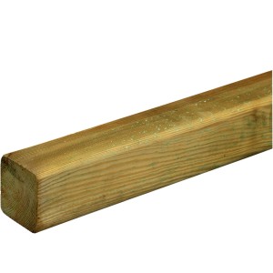 Drewniana belka do ogrodzeń i architektury krajobrazu.