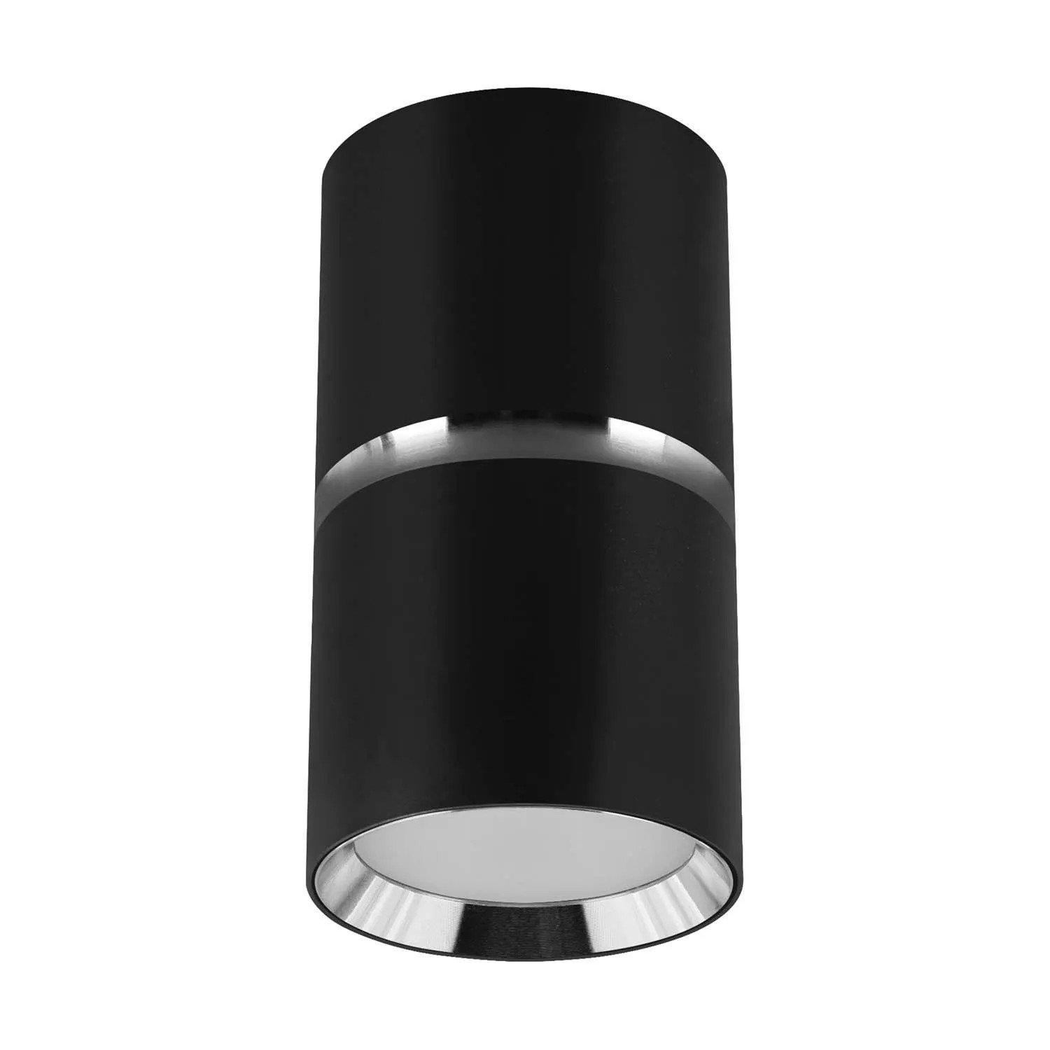Struhm Lampa sufitowa tuba DIOR DWL 1xGU10 35W 10x5,5cm czarna/chrom