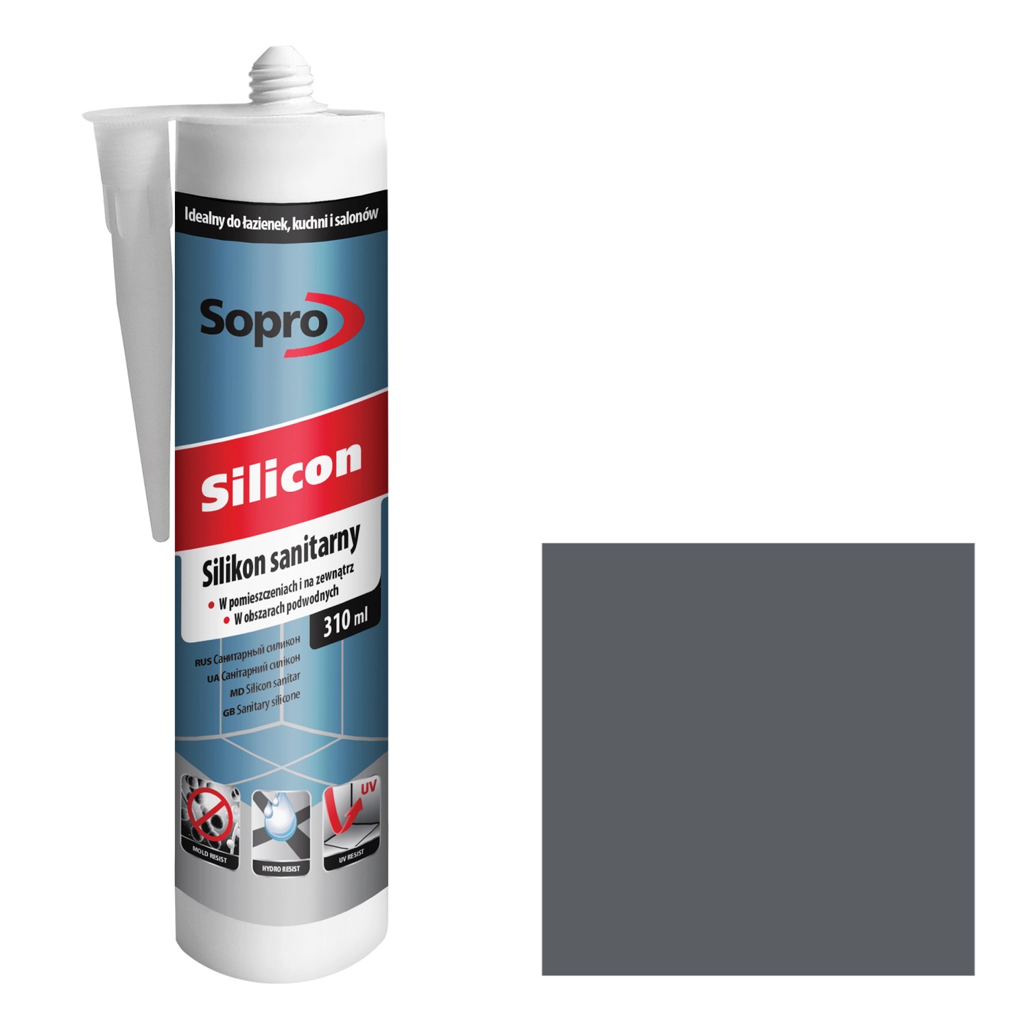 Sopro Silikon Sanitarny Betonowo-szary 310 Ml Kupuj W OBI