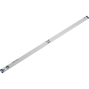 Poziomica LUX Comfort, 200 cm, z poziomą i pionową libellą do precyzyjnych pomiarów.