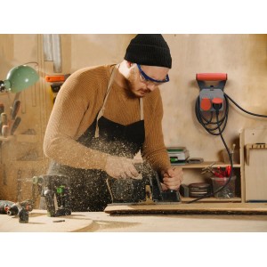 Düwi Przedłużacz Heavy Duty Power Handle 2-gniazdowy 2P+Z 3x1,5 mm2 czarny 10 m