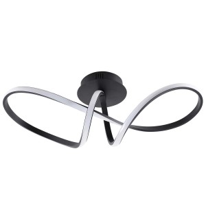 Goldlux Lampa sufitowa LED FLAVIA 33W 4000K 5000lm 61cm czarna