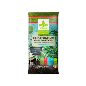 Kronen Terra Preta ziemia do roślin zielonych, worek 5L.