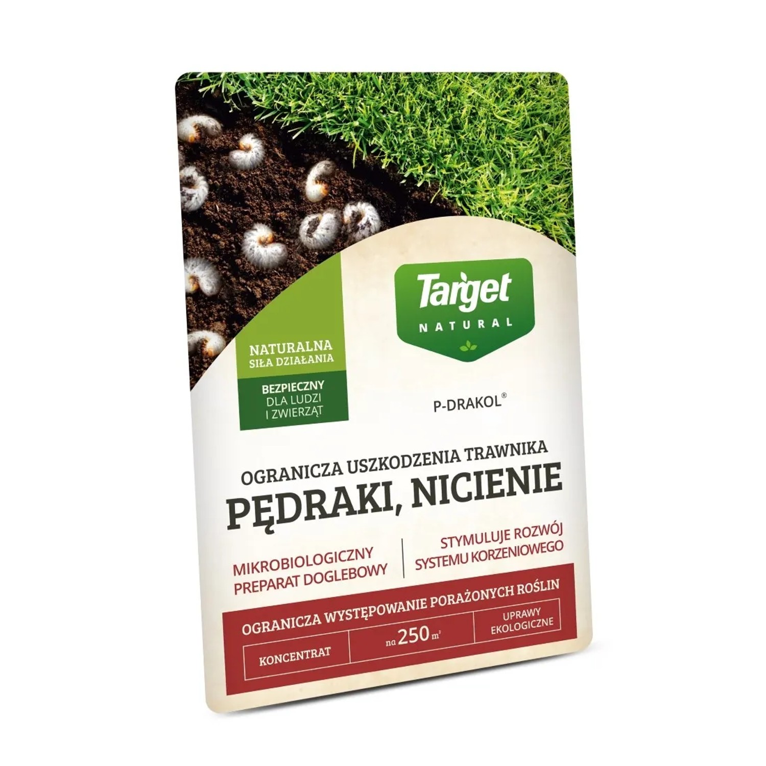 Target Natural Preparat P-Drakol przeciw pędrakom i nicieniom - 20 g.