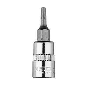 NEO TOOLS Końcówka Torx TX10 na nasadce 1/4" - 37 mm