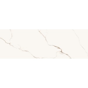 Płytka ścienna t.b.t. imitująca marmur, kremowa z szarymi żyłkami.