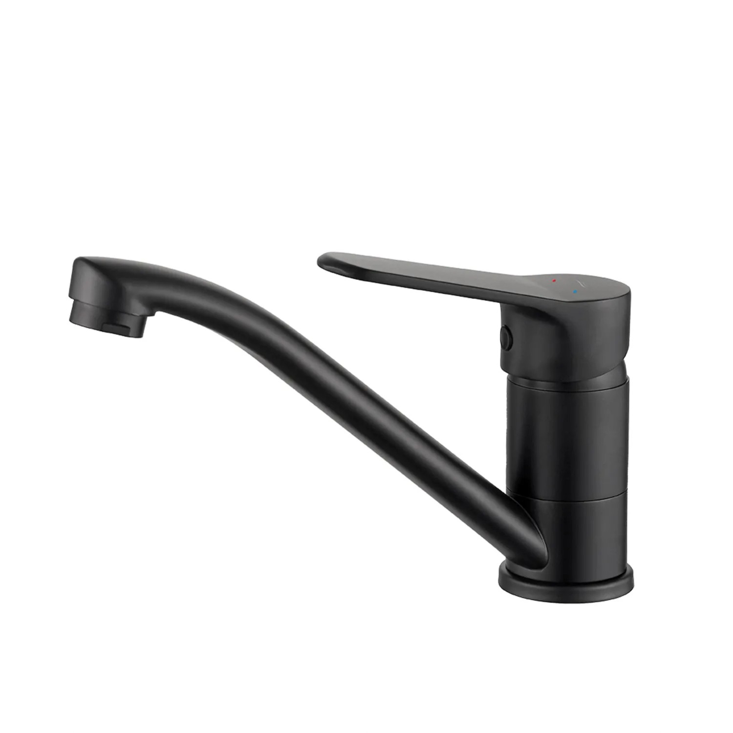 Kuchinox Bateria umywalkowa stojąca z ruchomą wylewką Atez czarna