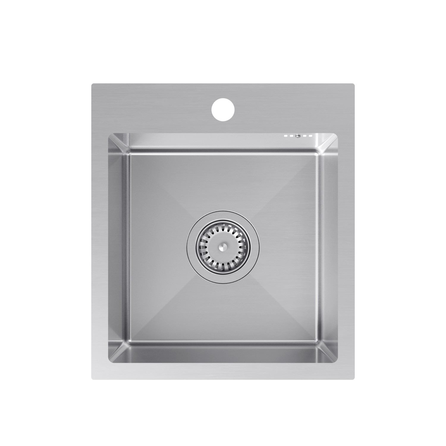 Zlew Chris 40 1K stalowy