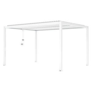 Pergola LUXE LED biała - 3 x 4 x 2,5 m