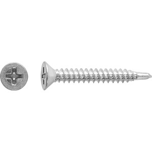 Wkręt uniwersalny z łbem stożkowym, 4,2x22 mm, napęd PH, ocynkowany, 40 sztuk.