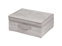 Pudełko MIAMI z pokrywą 38 x 29 x 16,5 cm beżowe