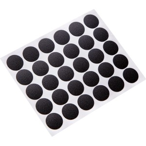 Lux-Tools Zaślepki samoprzylepne czarne ø13mm