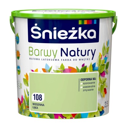 Farba Śnieżka Barwy Natury wiosenna łąka 2,5 l