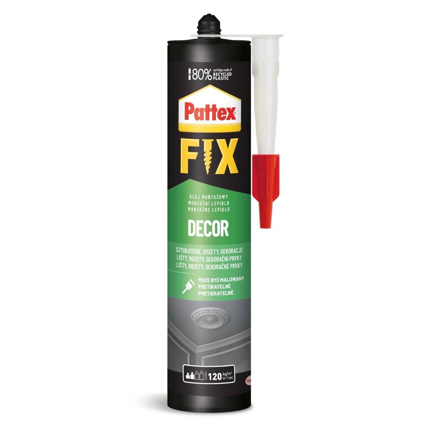 Фото - Будівельний клей Pattex Klej Fix Decor 380 g