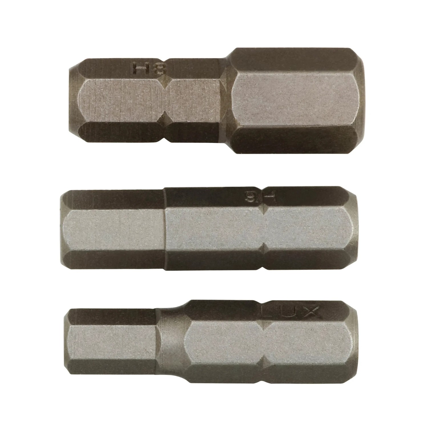 LUX-TOOLS Zestaw bitów imbusowych 5 mm, 6 mm, 8 mm