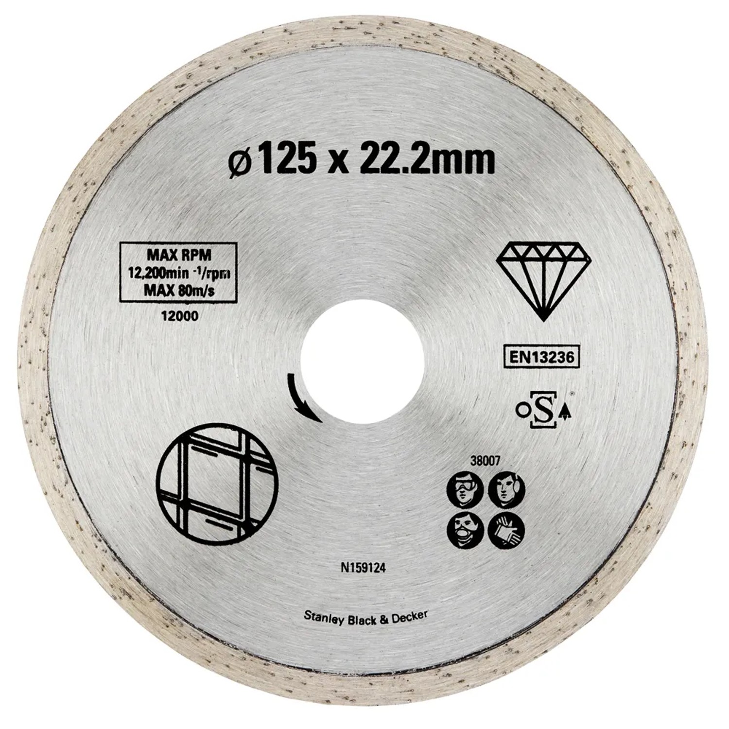 Stanley Tarcza diamentowa do płytek ceramicznych 125 mm