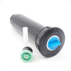 Zraszacz K-Rain PRO-S z dyszą, regulowany zraszacz trawnikowy do nawadniania ogrodu.