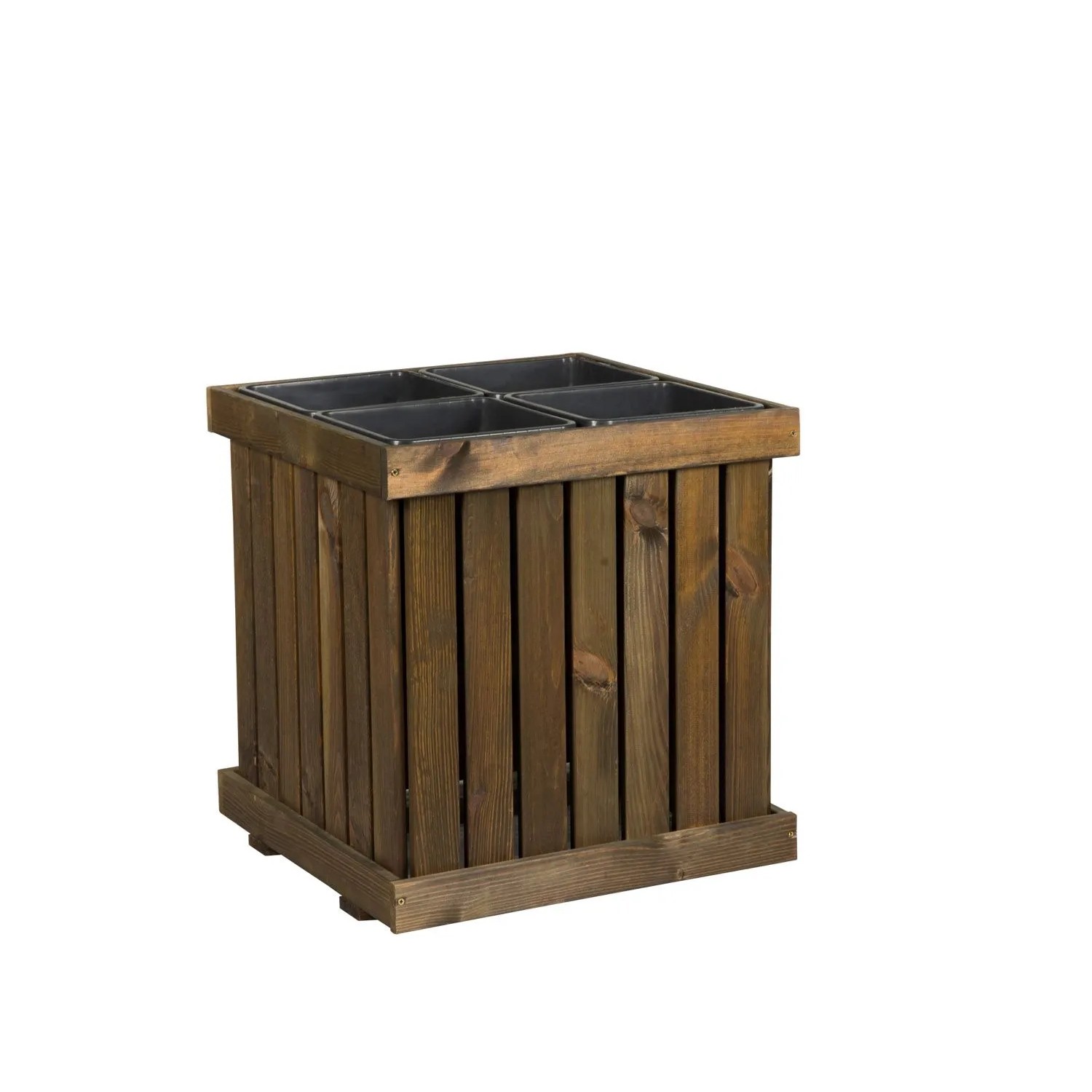 Werth-Holz Donica Victoria czekolada 4 wkłady - 55x55x39 cm