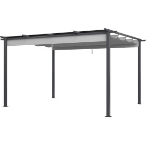 Pawilon ogrodowy VALLETON szary - 4 x 3 m