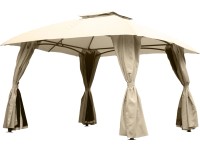 Pawilon ogrodowy CAMPOONA beżowy - 3,28 x 3,28 m